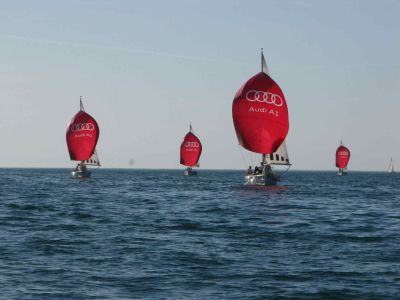 NCA matchrace Training 2012 spinnaker J24